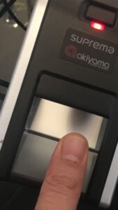 scanner per dermatoglifia